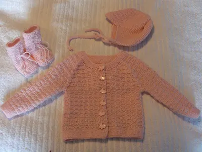 0514-04 White Baby Set