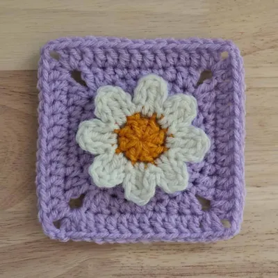 3D Daisy Granny Square