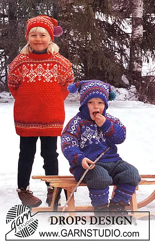 47-2 Norwegian jumper, hat and socks