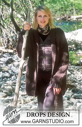 72-2 Cardigan, vest and wristwarmers