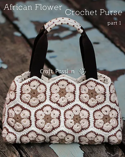 African Flower Purse