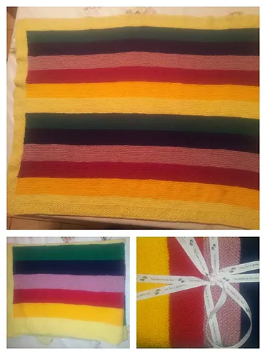 Almost All the Colours of the Rainbow Baby Blanket