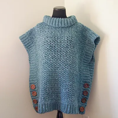 Amelia Poncho Adult Sweater