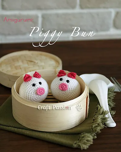 Amigurumi Piggy Bun