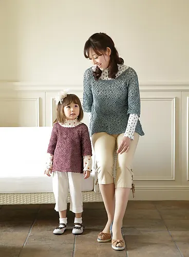 Amijin Motif Sweater