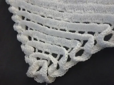 Art Deco Orchid Shawl