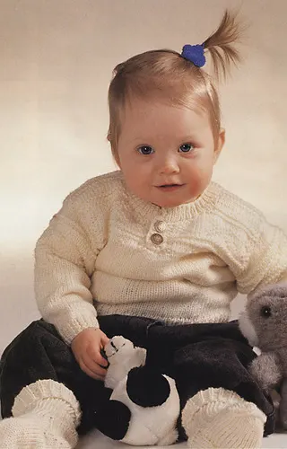 b2-10 jumper, socks and mittens