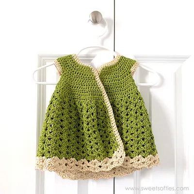 Baby Girl Meadow Cardigan Dress