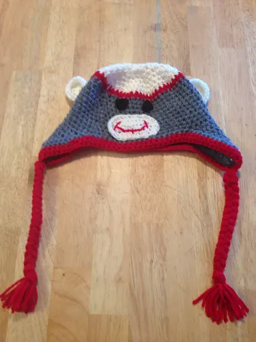 Baby Sock Monkey Hat