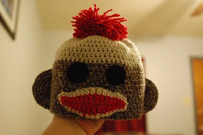 Basic Sock Monkey Beanie
