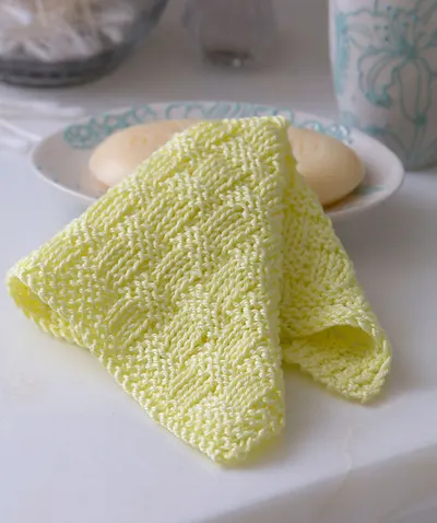 Basketweave Washcloth