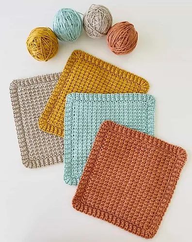 Beach Waves Dishcloth