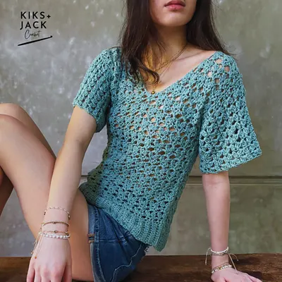 Beginner Lace Crochet Top
