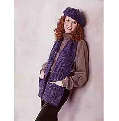 Beret & Scarf (Crochet)