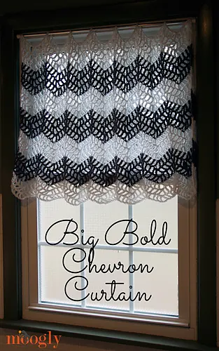 Big Bold Chevron Curtain