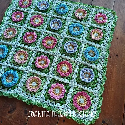Blossoms and Buds Stroller Blanket