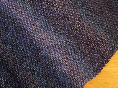 Blue Heather Shawl