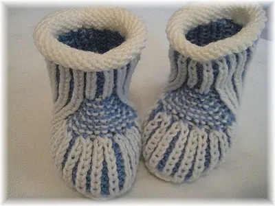Blue Steps - Baby Booties