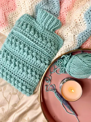 Bobbly Hot Water Bottle Cover