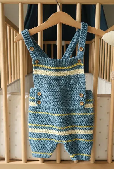 Boutchou Baby Romper Crochet Pattern