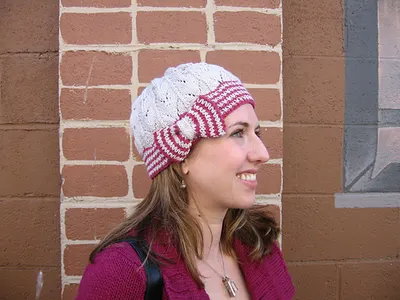 Bow Tie (Cloche) Beanie/ Chemo Hat