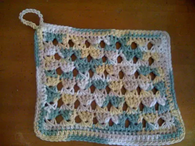 Broomstick Lace Dishcloth