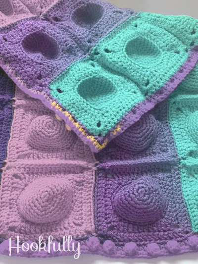 Bubble Burst Fidget Blanket