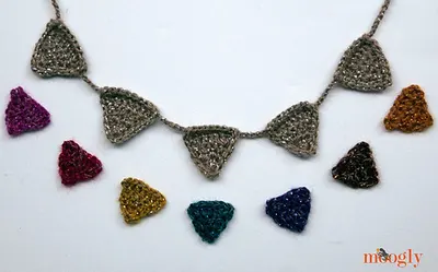 Bunting Mini Garland or Necklace