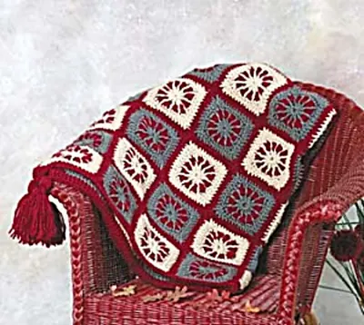 Burst of Color Afghan
