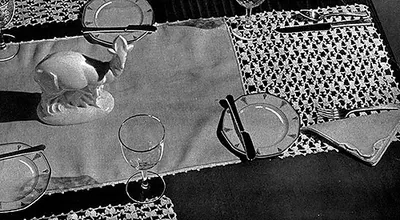 Butterfly Mesh Luncheon Set #789