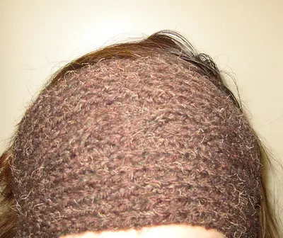 Cabled Earwarmer and Fingerless Mitts