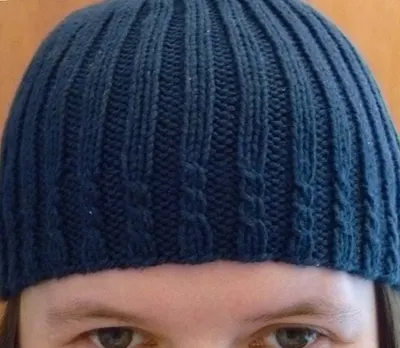 Cabled Hat for Hubbie