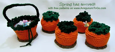 Carrot Top Pouch To Basket