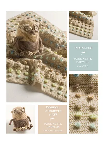 CB13 Doudou owl-Plaid n°37-38