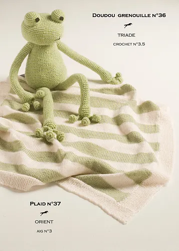 CB14 Doudou frog-Rug N°36-37