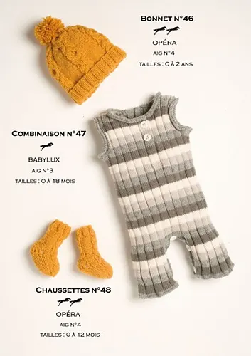 CB15 Bonnet-Jumpsuit-Socks N°46-47-48