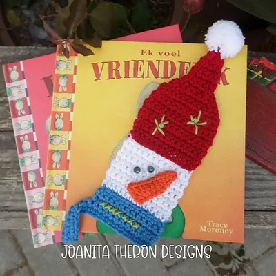 Charming Snowman Bookmark