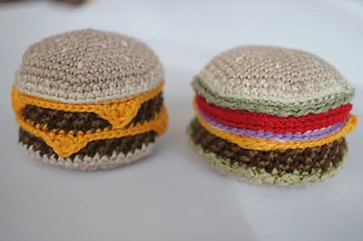 Cheese Burger Bean Bag