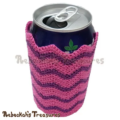 Chevron Soda Can Cozy