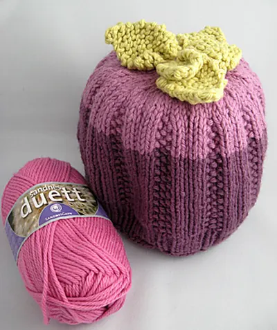 Child's Hat with Leaves on Top