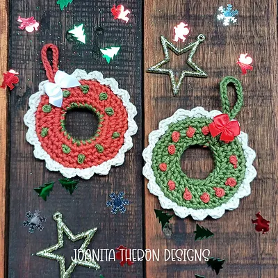 Christmas Tree Wreath Ornament