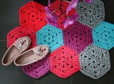 Chunky Hexie T-shirt Mat