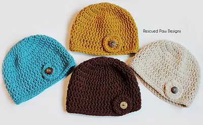 Circle Button Hat