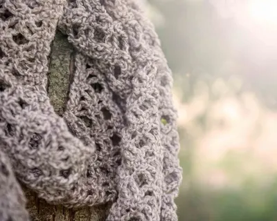 Cloudy Day Lace Scarf
