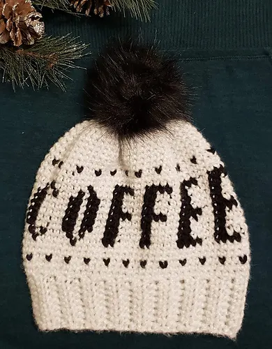 Coffee Slouchy Hat