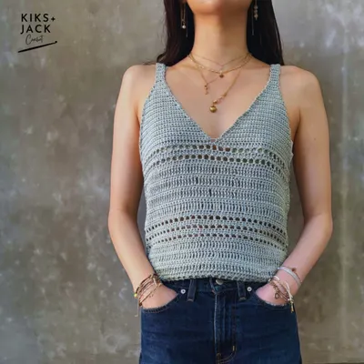 Cottesloe V Neck Tank Top
