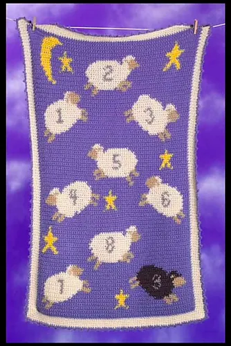 Counting Sheep Afghan #20005