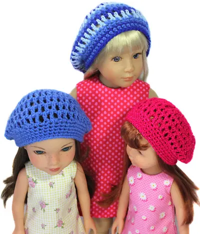 Cozy Winter Beanie - Various Dolls