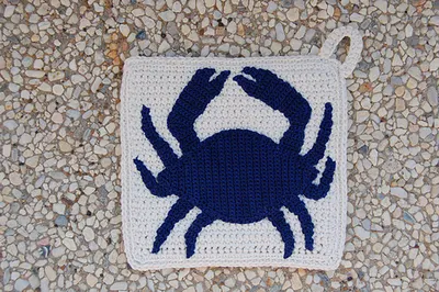 Crab Potholder #5502