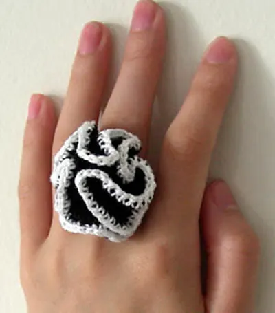 Crazy Ruffle Ring